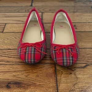 Crewcuts Red Plaid Kids Dress Shoes